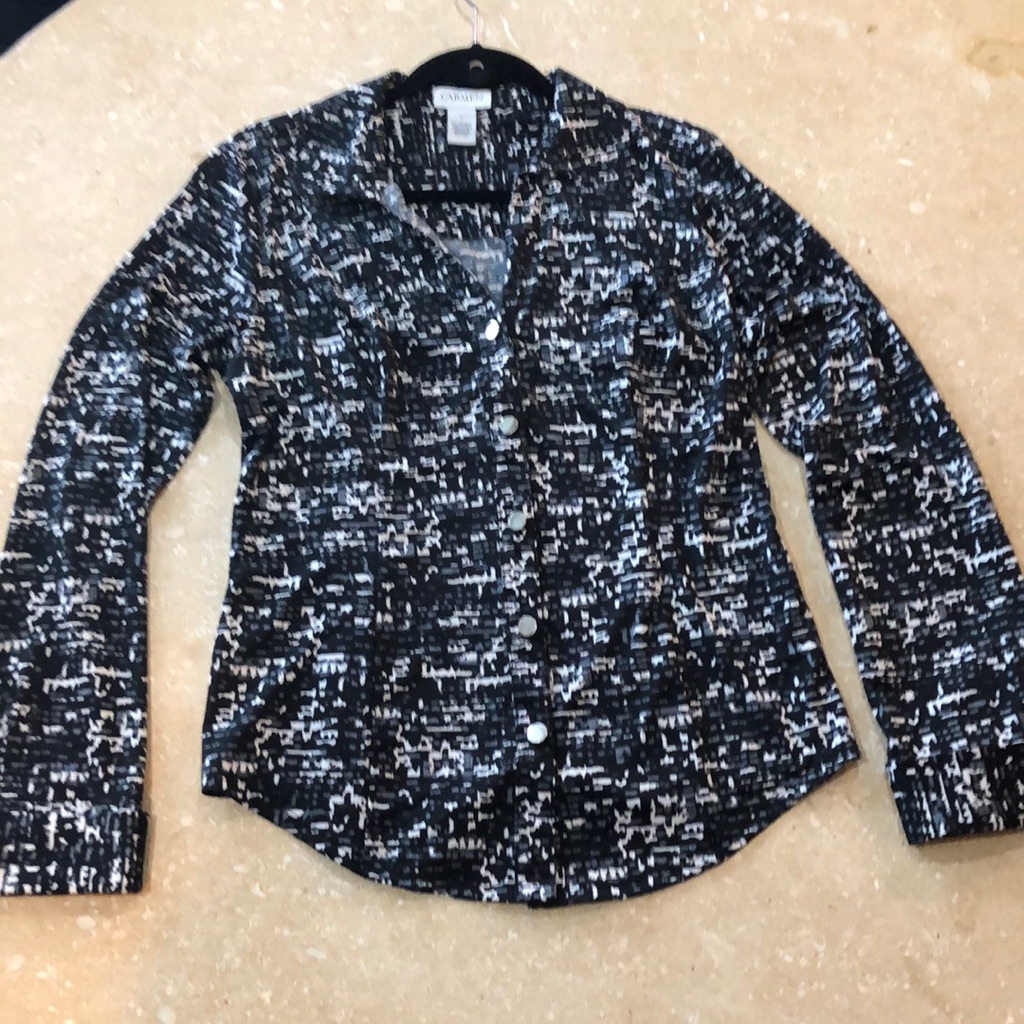 Button Up Collared Blouse
